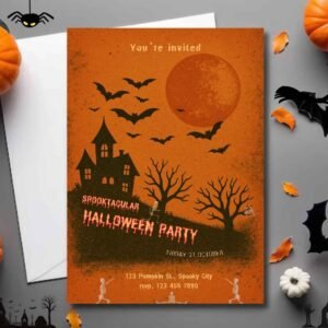 Printable Halloween Party Invitation