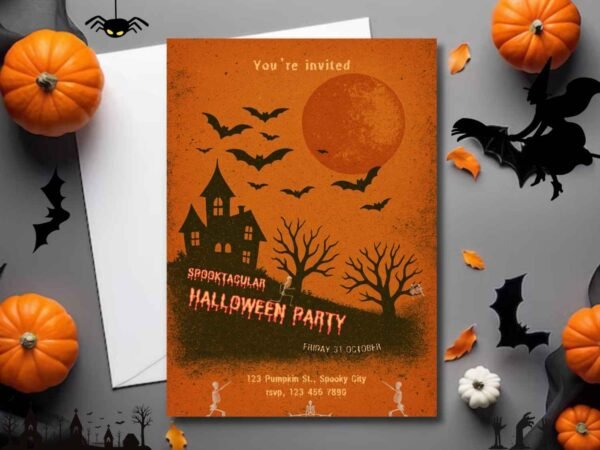 Printable Halloween Party Invitation