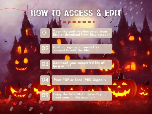 Printable Halloween Party Invitation