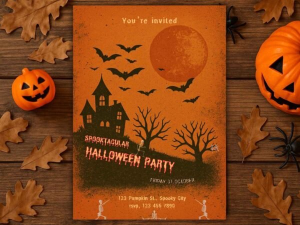 Printable Halloween Party Invitation